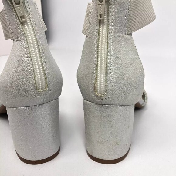 White Mountain Womens Evie Dress Sandals Silver 8M - Picture 5 of 6